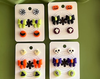 Halloween Stud Sets | Polymer Clay Earrings