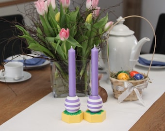 candlestick, candle holder, Easter decoration, spring, lifestyle
