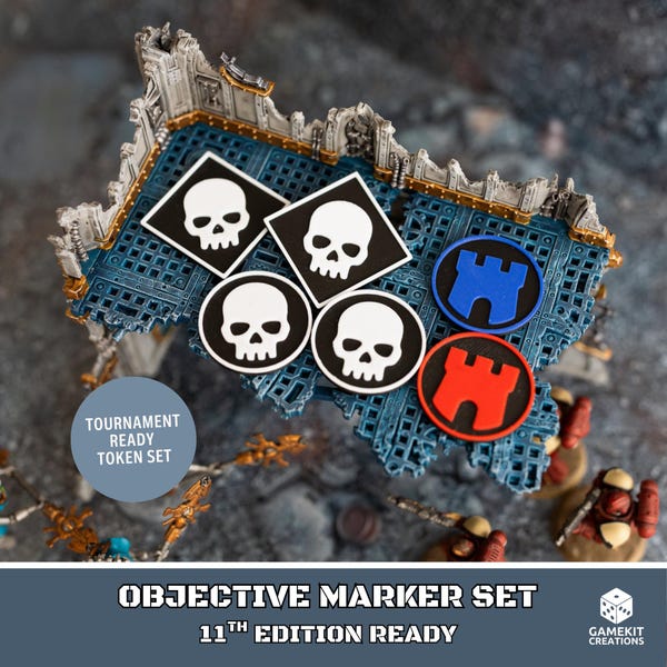 Sticky Objective 40k Objective Markers - Etsy