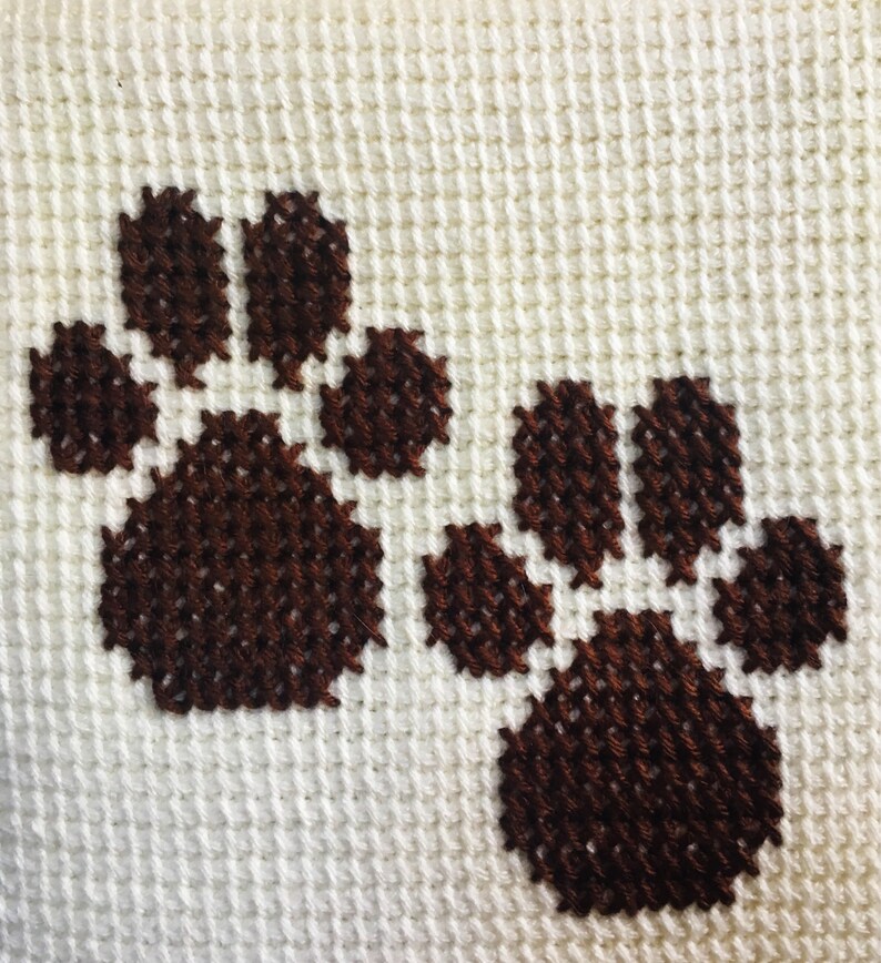 Paw Print Baby Blanket Paw Blanket Dog Puppy Blanket Puppy - Etsy