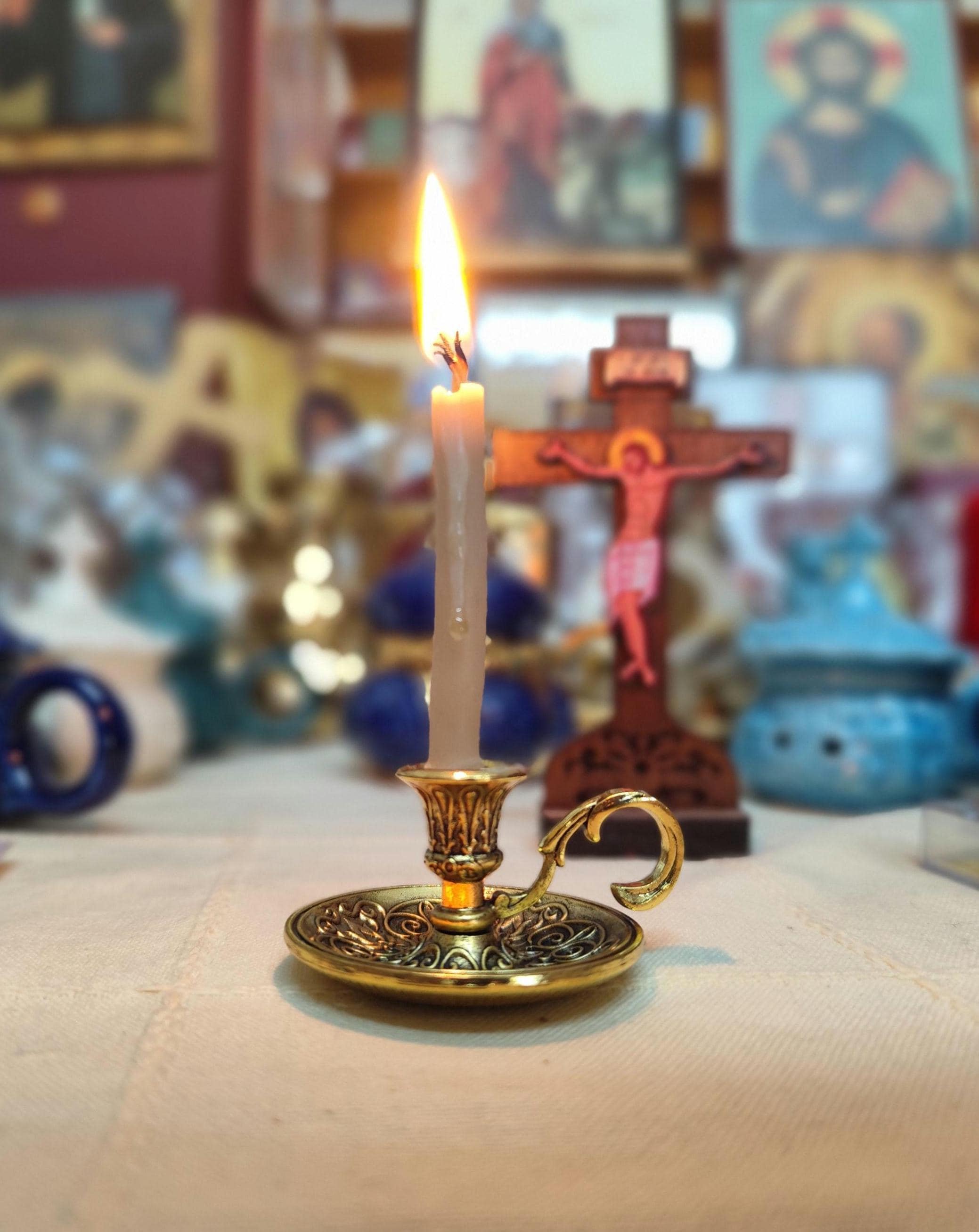 Catholic altar candle holder - Etsy 日本