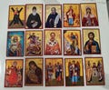 Orthodox Christian Icon Prints: Byzantine Saints Prayer Cards - Set of 10 product logo