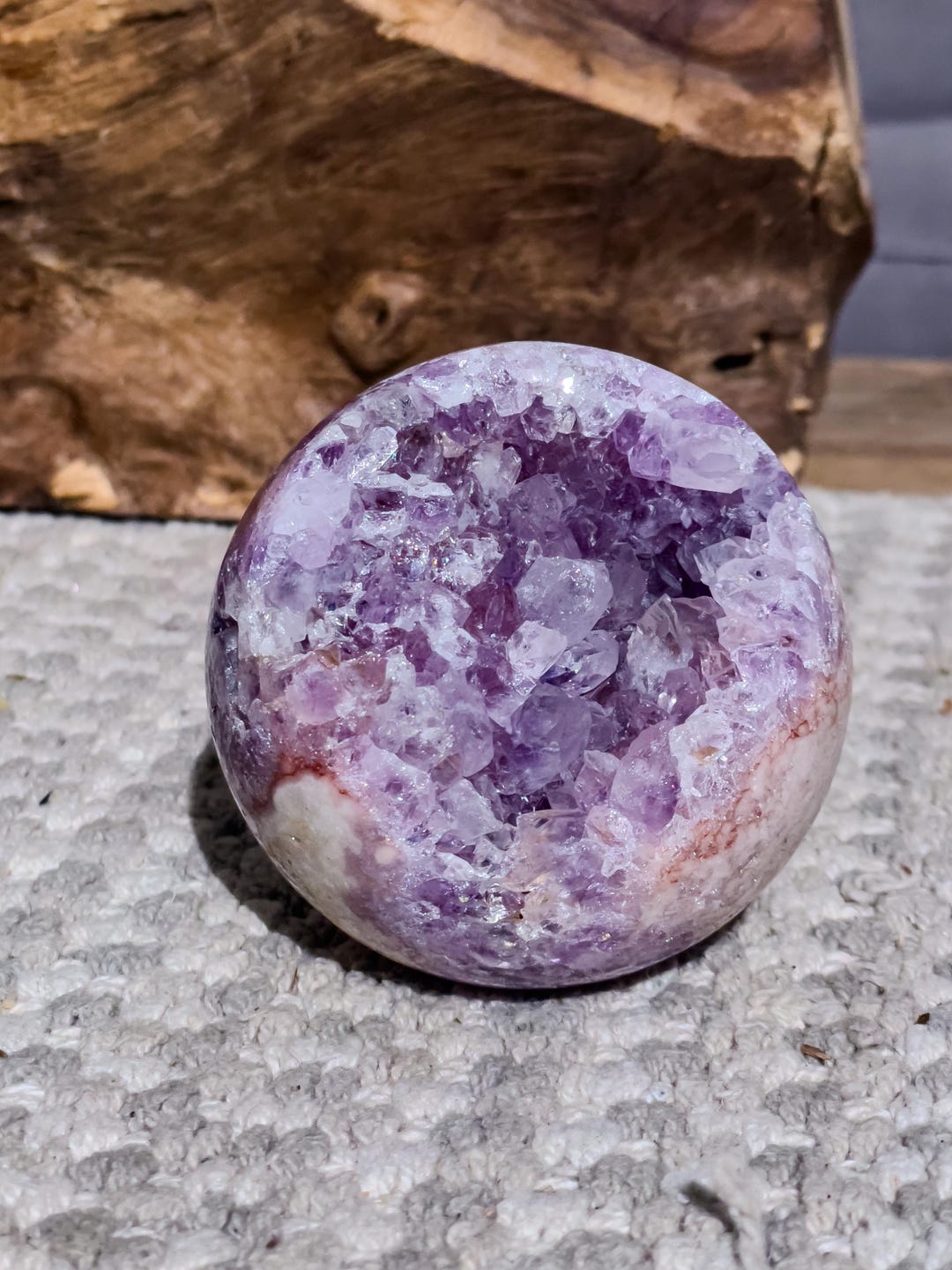 ピンクアメジスト ドゥルージー スフィア ブラジル産 464g - Etsy 日本