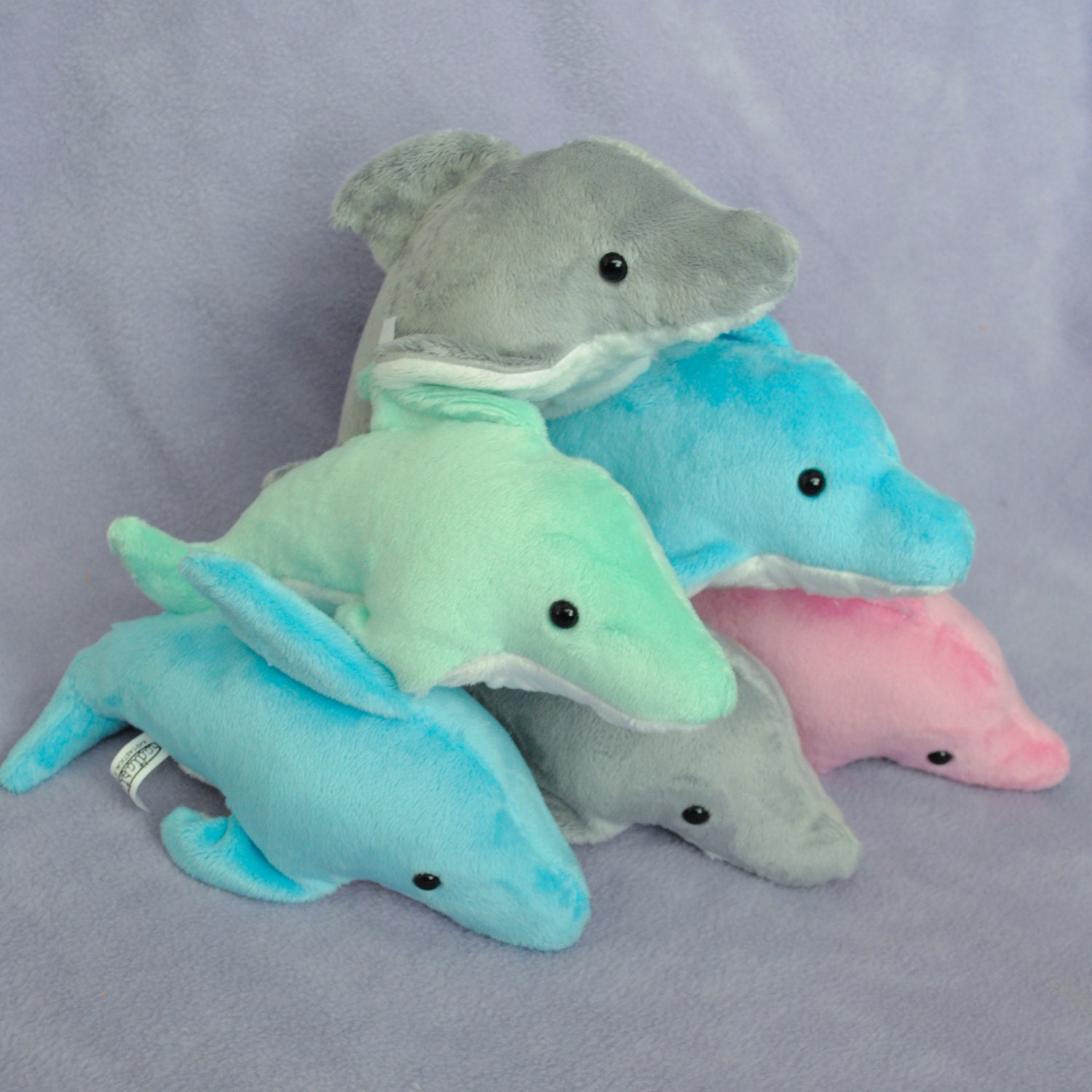 Dolphin Plushie CHOOSE YOUR COLOR Made To Order Cute Etsy