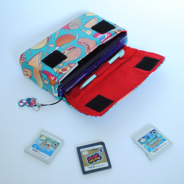 Junk Food 3DS Case READY TO SHIP | Nintendo 3DS Holder | Case for 3DS and Games