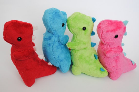cute dinosaur stuffed animal