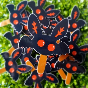 Mothman Popsicle Vinyl Aufkleber | Monster Eis sterben geschnitten Aufkleber | Cryptid Aufkleber