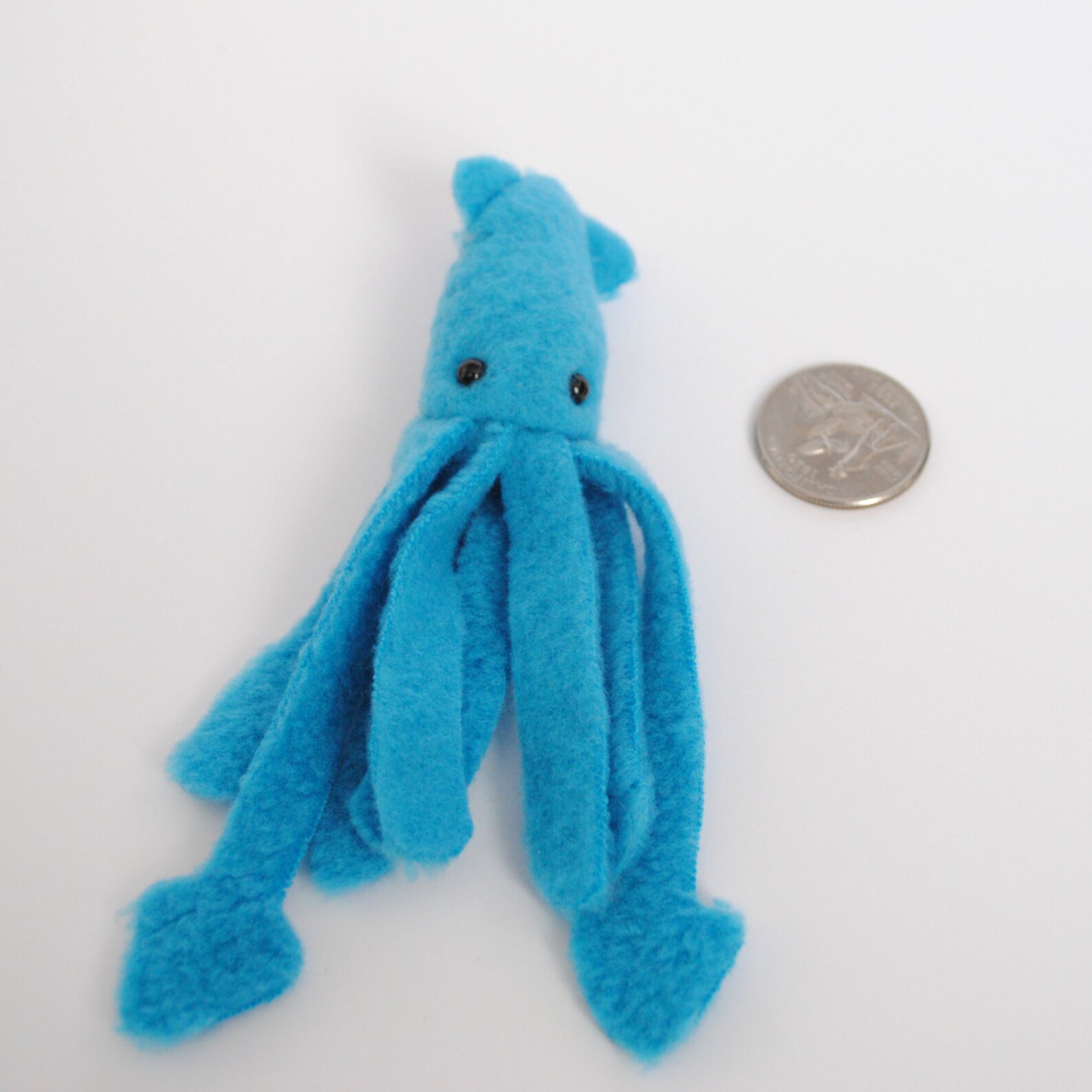 Squid Keychain CHOOSE YOUR COLOR Made to Order Tiny Squid Key Etsy