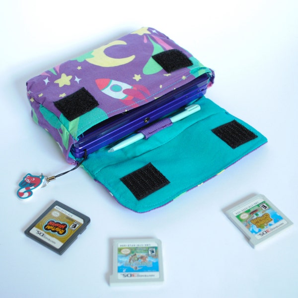 Spacey 3DS Carrying Case READY TO SHIP | Nintendo 3DS Holder | Case for 3DS and Games
