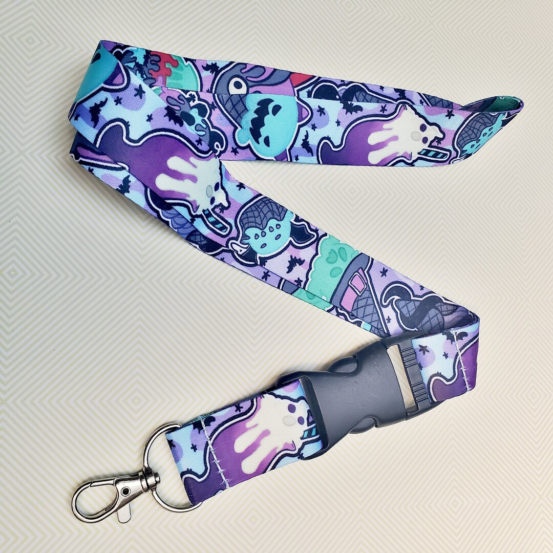Ice Scream Lanyard | Creepy Cute Desserts Lanyard | Haunted Sweets ID ...