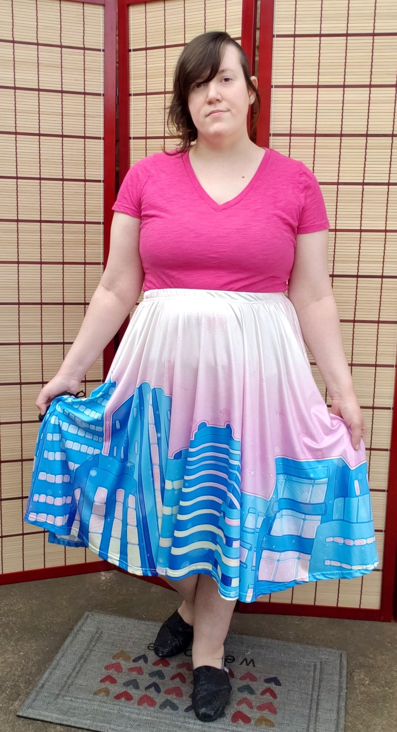 Striped Maxi Skirt, Summer High Waist Skirt, Plus Size Clothing, Long  Walking Skirt, Cotton Streetwear Skirt, Comfy Flared Skirt - Etsy