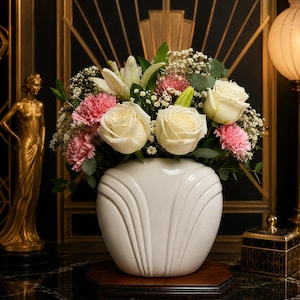 Art Deco Revival Vase - Etsy