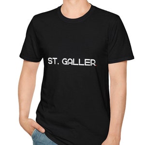 St. Galler shirt, Swiss Traditional Softstyle T-Shirt - Perfect Gift for Swiss People, Unisex Tee, Switzerland Shirt, Swiss Heritage Tee