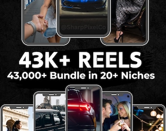 43K+ Viral Faceless Video Reels Bundle: Luxury Lifestyle, MRR (Instant Download