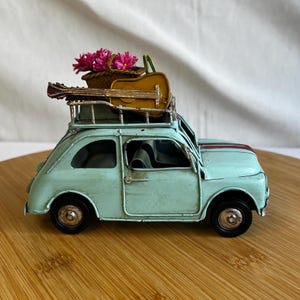 500 L FIAT 1968 Dekoration / Retro Motormodell / Vintage Metallspielzeug / Klassisches Sammlerstück / Geschenkidee