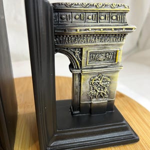 PARIS ARC de TRIOMPHE Bookend / Unique Architectural Bookends / Book Hold Ornaments for Bookshelf / Book Stopper / Gift for Book Lovers
