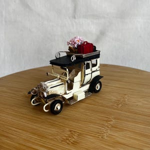 Jouet Miniature Bonux – Rolls Royce 1907 – Échelle 1/45 – Plastique Marron – Vintage