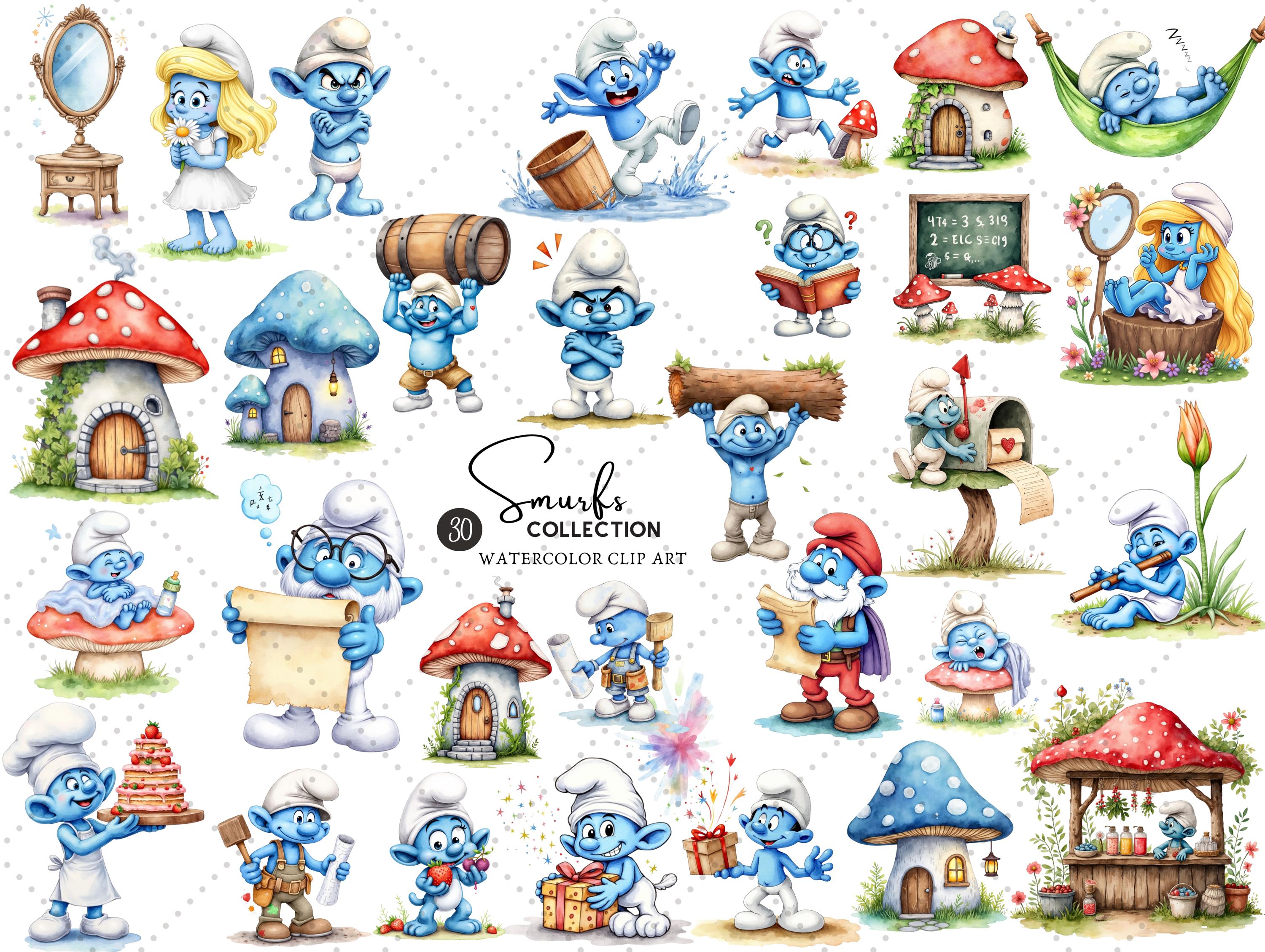 Smurf characters - Etsy 日本