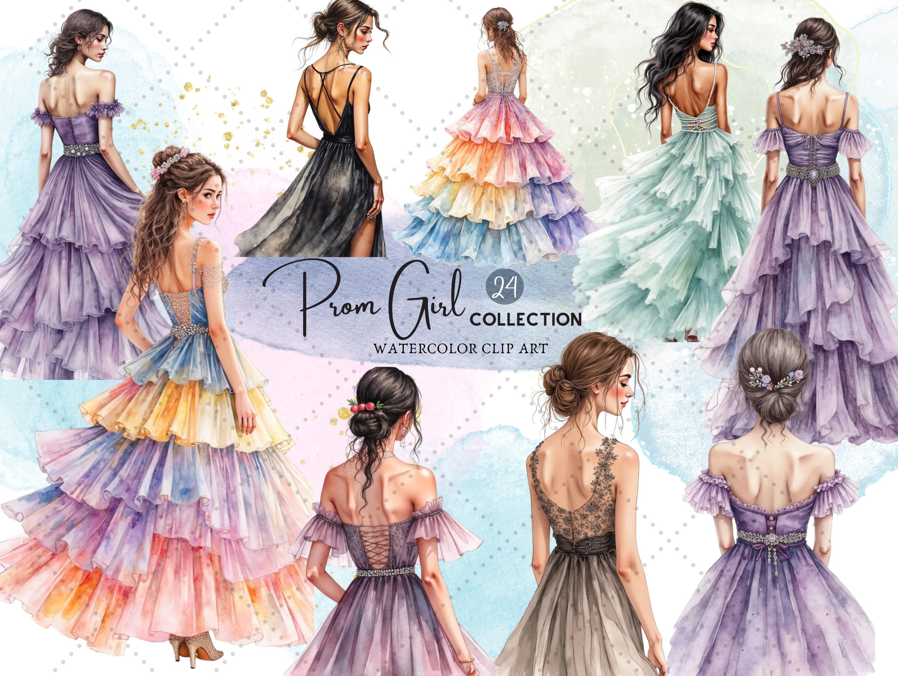 Beautiful Dress Sketches Pinterest Beautiful Dress Back: Over