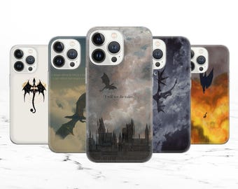 Fourth Wing Phone Case, Aesthetic Cover iPhone 16 15 14 13 12 11 Pro max, Plus, X, Samsung Galaxy S24 S23 S22 S20 Ultra, Pixel 9 8