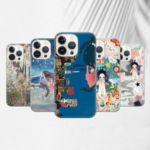 Custodia per telefono Aya Takano, cover estetica per iPhone 16 15 14 13 12 11 Pro max, Plus, X, Samsung Galaxy S24 S23 S22 S20 Ultra, Pixel 9 8