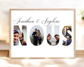 Personalized couple poster