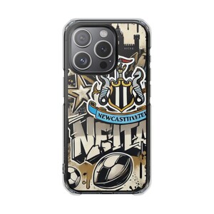 Newcastle United Football Club MagSafe Handyhülle, Fußballfan Geschenk Bild 2