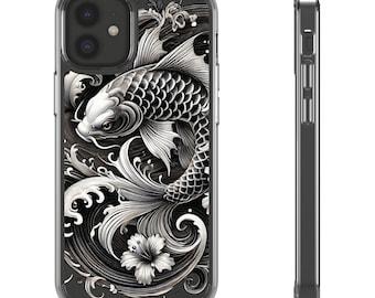 Klare Telefonhülle – Individuell bedruckte Hülle für iPhone & Samsung, schlankes, schlankes Design von BlackWolfB, künstlerische transparente Abdeckung