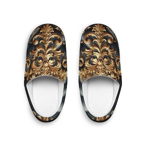 Luxurious Mens Indoor Slippers Cozy Home Footwear Elegant House Shoes Perfect Gift for Him Stylish Comfort Slippers by BlackWolfB