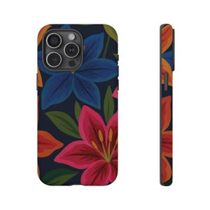 Floral Phone Case Tough Cases with Vibrant Flower Design, Perfect for Gifts, Nature Lovers, Spring Celebrations, Stylish Protection