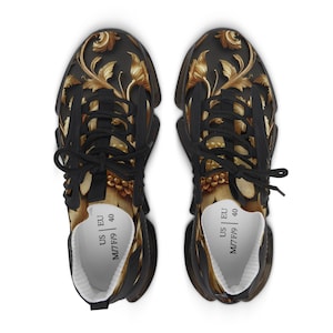 Elegant Floral Mesh Sneakers – Stylish Women’s Trainers | Lightweight Casual Gift for Her