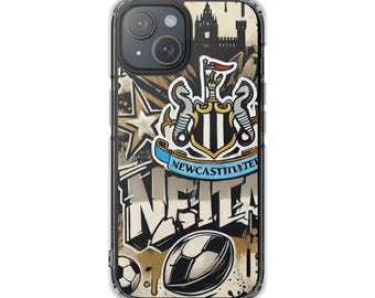 Funda MagSafe para teléfono del Newcastle United Football Club, regalo para aficionados al fútbol