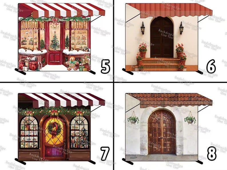 Printable Awning Decoration Stand Cafe Awning Decoration Boutique ...