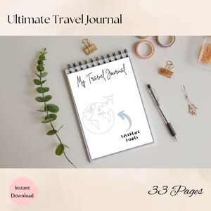 Ultimatives Reisetagebuch und Planer I Zeichnen Sie Ihre Reiseerinnerungen auf und bleiben Sie organisiert I Verpassen Sie keine Momente auf Ihrer Reise I Urlaubsanmerkungen