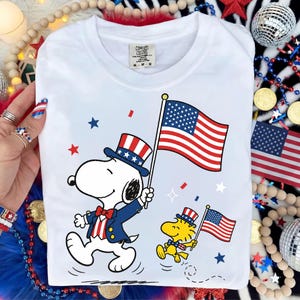 American Flag Snoopy - Etsy
