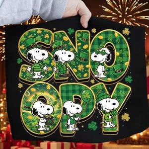 Snoop St Patrick Day PNG Lucky Clover Green Snoop Irish Leprechaun Shirt Design Digital Download