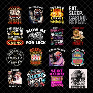 Casino Png Bundle, Gambling Quote Bundle Png, Poker quotes Png, Jackpot Vibes, Bluffing Png, Casino Shirt Png, Casino playing card Png