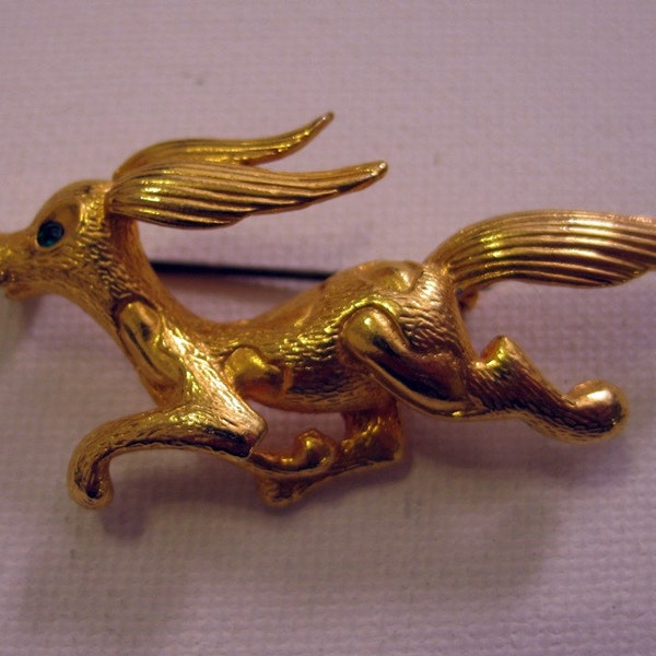 Vintage 1960's Cute Little Puppy Dog Brooch Pin