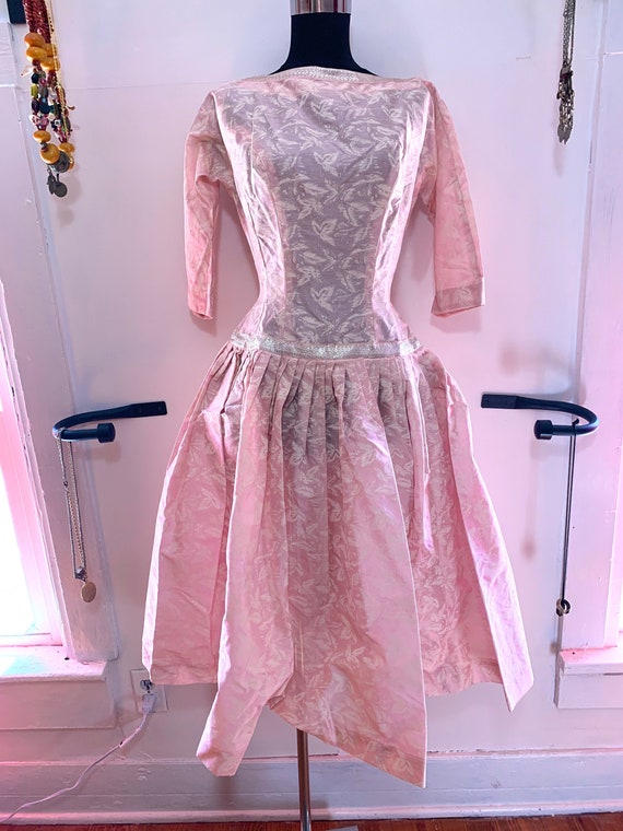 Sale was 65 Vintage 60s Pink Party Dress SZ 6 by N