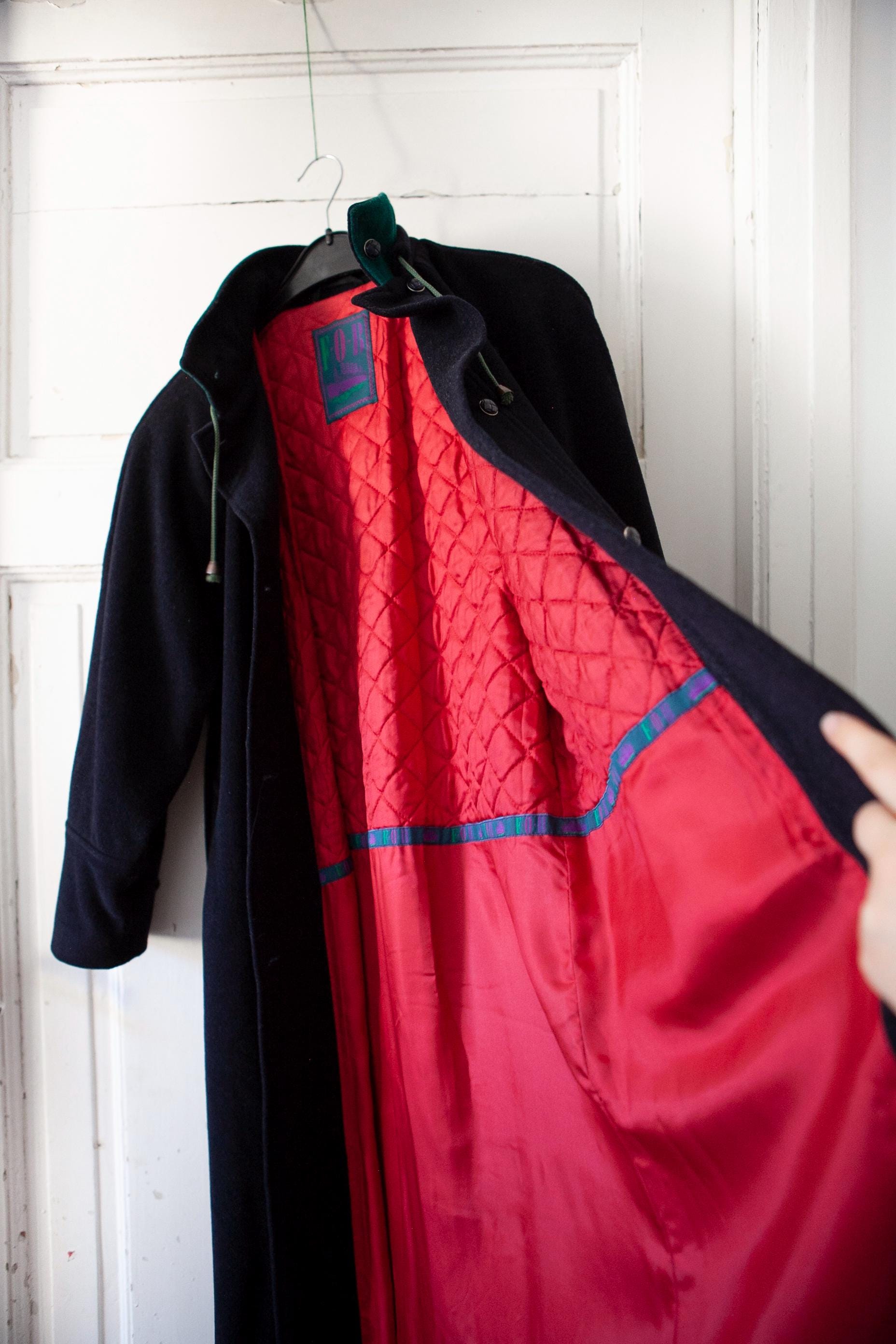 Veste Marine Finlandaise M19 – Vintage Années 1920 – Manteau Militaire D'origine – Grande Taille