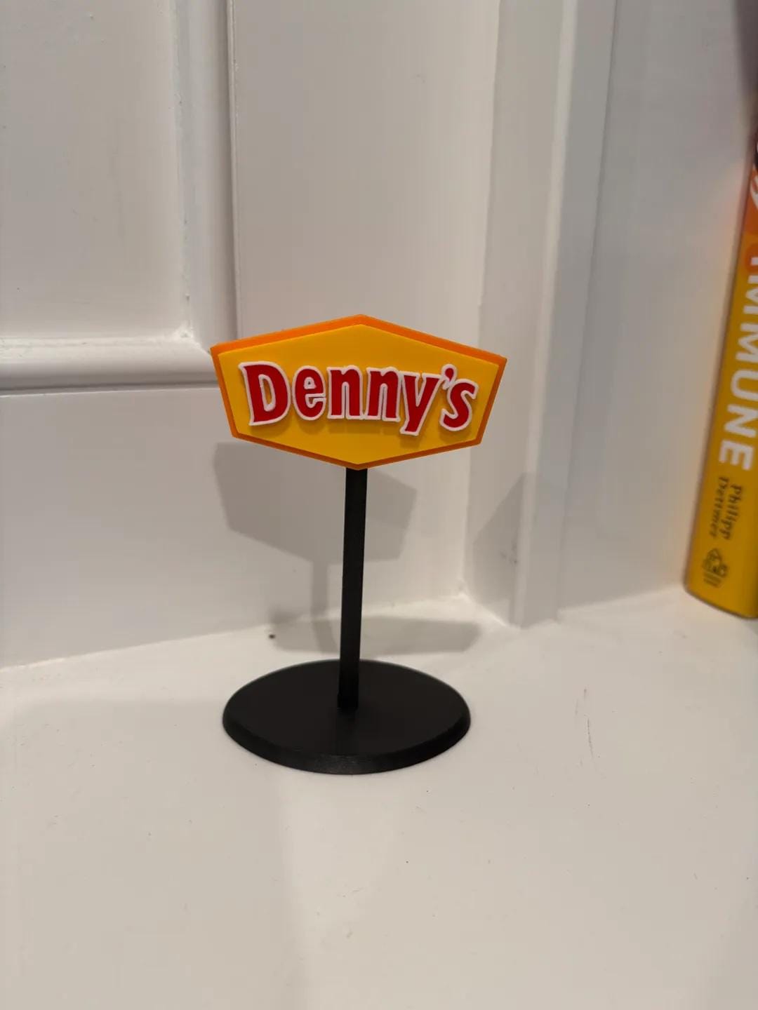 Denny's Inspired 3D Printed Sign – Retro Fast Food Wall Art | Kitchen Decor | Restaurant Sign