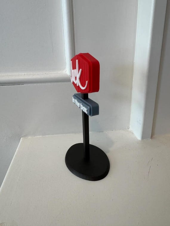 3D Printed Jack in the Box Sign – Retro Fast Food Decor - Etsy