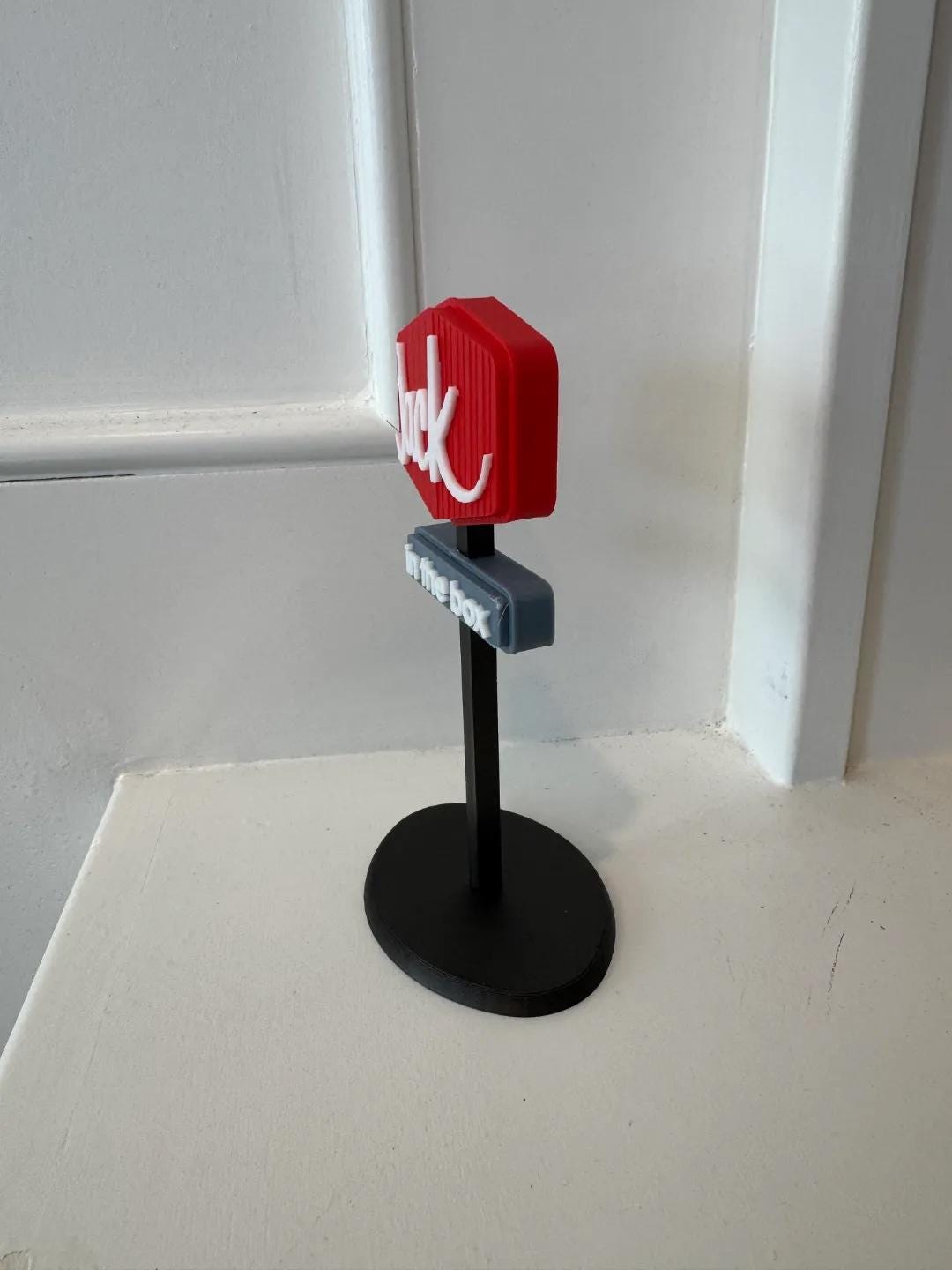 3D Printed Jack in the Box Sign – Retro Fast Food Decor - Etsy