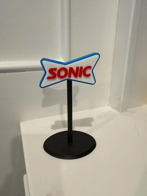 Sonic Drive-in Inspired 3D Printed Sign – Retro Kitchen Decor - Etsy