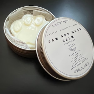 Dog Paw and Nose Balm, Paw Balm for Pets, Moisturizer for Pets, Nose Balm, Dog Skin Care, Pet Gift