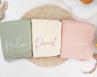 Cobertor de bebê personalizado, presente para bebê, presente de chá de bebê, cobertor com nome de bebê personalizado, cobertor com nome de bebê personalizado, presente de chá de bebê, bebê recém-nascido