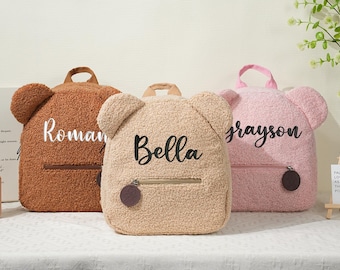 Embroidered Toddler Backpack,Personalized Toddler Backpack For Student Christmas Gift, Backpack With Name, Custom Embroidery Bag,Child Gifts