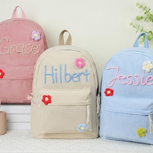 Sac à dos personnalisé pour tout-petit, sacs à dos personnalisés avec prénom, cartable prénom pour enfant pour fille garçon, cartable pour tout-petit d'âge préscolaire