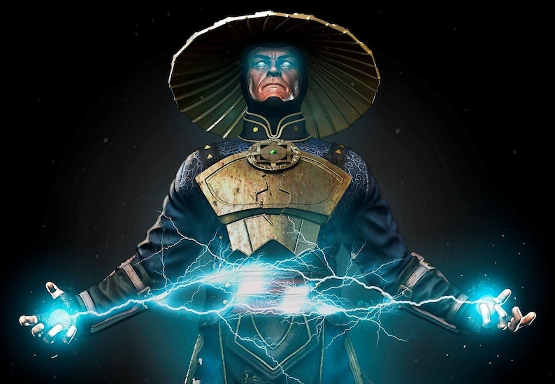 Raiden Mortal Kombat 3D Print STL File Highly Detailed Digital Model - Etsy