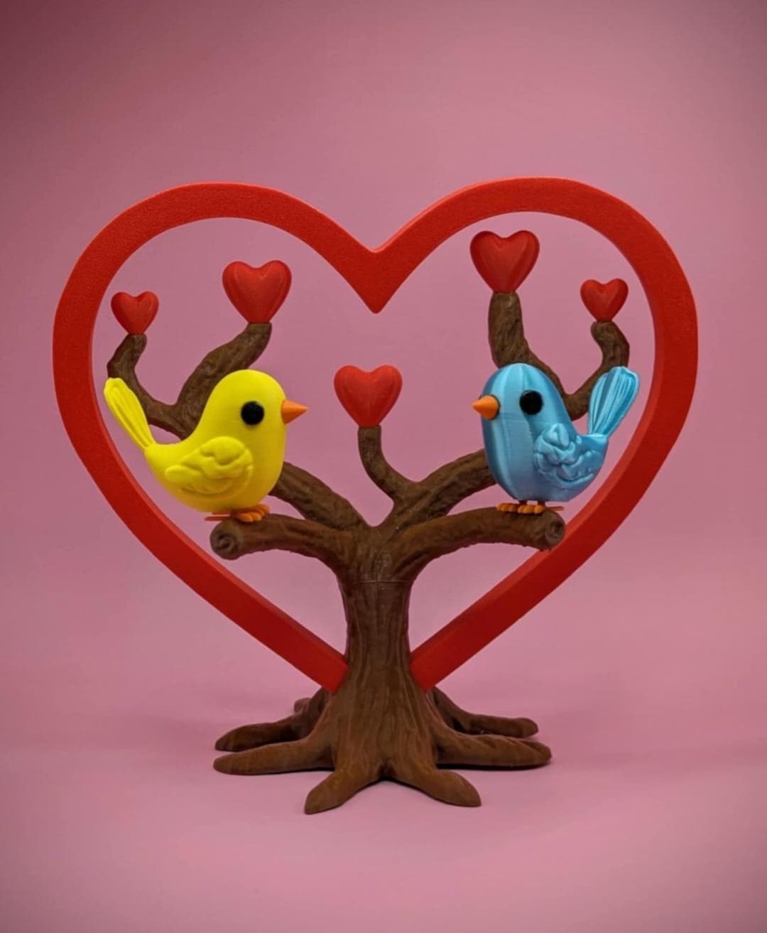 Valentine's Day Decor 3D Printable : Love Birds and Heart Tree Design ...